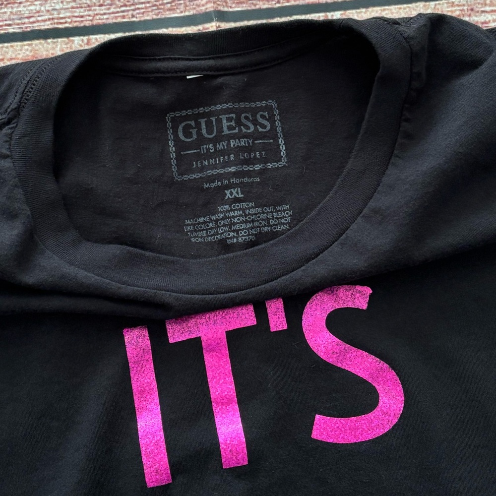 Guess • JLO ‘IT’S MY PARTY’ Summer 2019 T-Shirt - Tour Merch - Size XXL - Picture 5 of 12